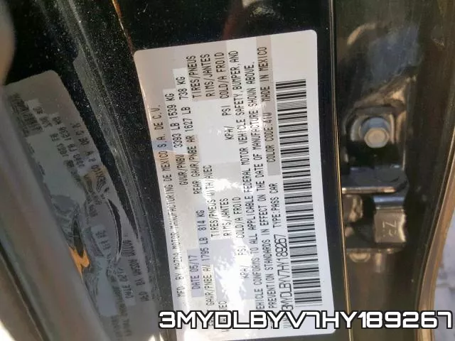 3MYDLBYV7HY189267 фото 2