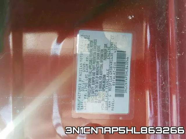 3N1CN7AP5HL863266 фото 2