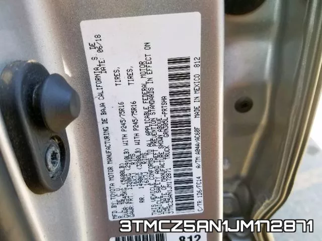 3TMCZ5AN1JM172871 фото 2
