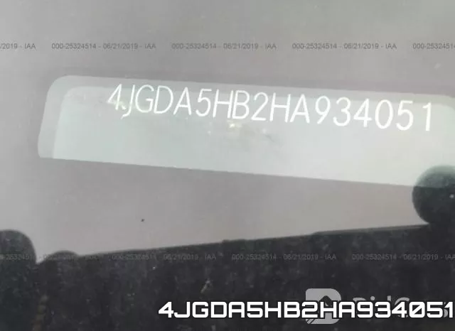 4JGDA5HB2HA934051 фото 10