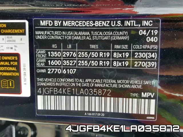 4JGFB4KE1LA035872 фото 2