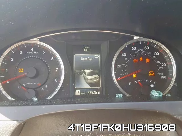 4T1BF1FK0HU316908 фото 9