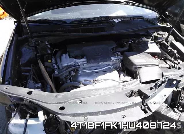 4T1BF1FK1HU408724 фото 2