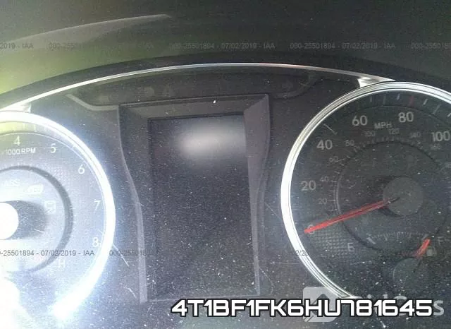 4T1BF1FK6HU781645 фото 8