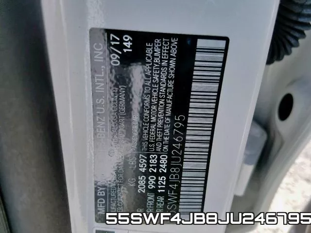 55SWF4JB8JU246795 фото 2