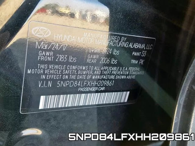 5NPD84LFXHH209861 фото 2