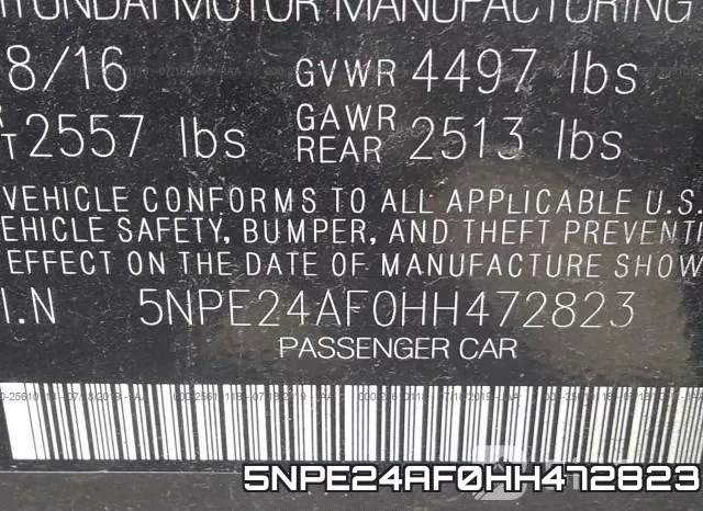 5NPE24AF0HH472823 фото 10