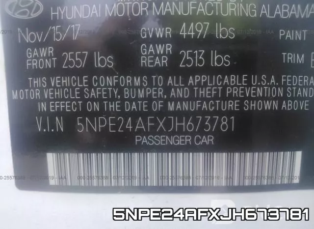 5NPE24AFXJH673781 фото 10
