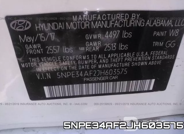 5NPE34AF2JH603575 фото 10