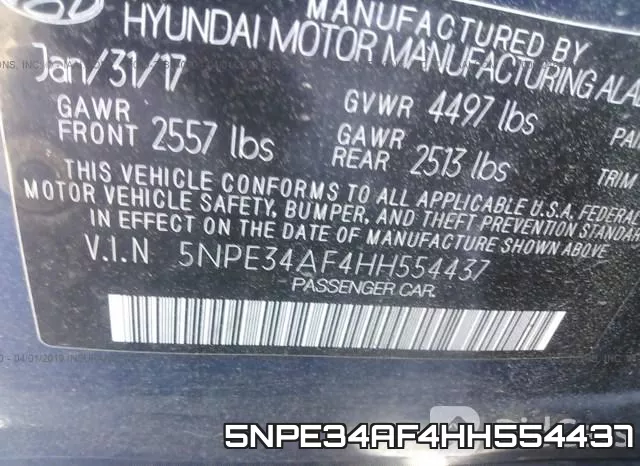 5NPE34AF4HH554437 фото 10