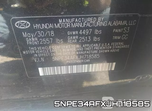 5NPE34AFXJH718585 фото 10