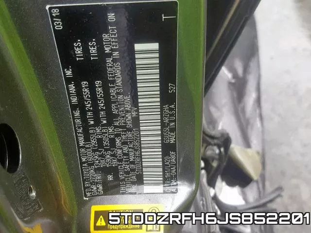 5TDDZRFH6JS852201 фото 2