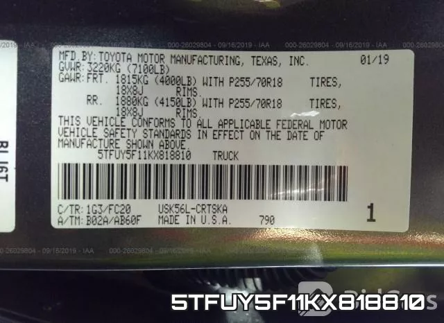 5TFUY5F11KX818810 фото 10