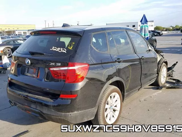 5UXWZ7C59H0V85915 фото 5