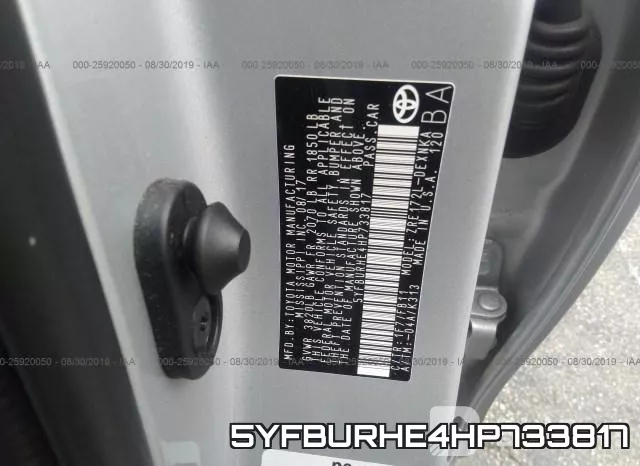 5YFBURHE4HP733817 фото 10