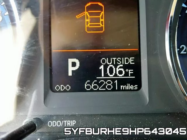 5YFBURHE9HP643045 фото 9