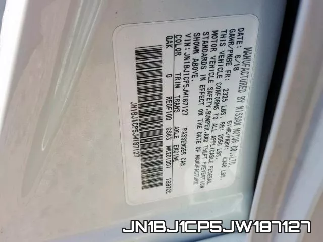 JN1BJ1CP5JW187127 фото 2