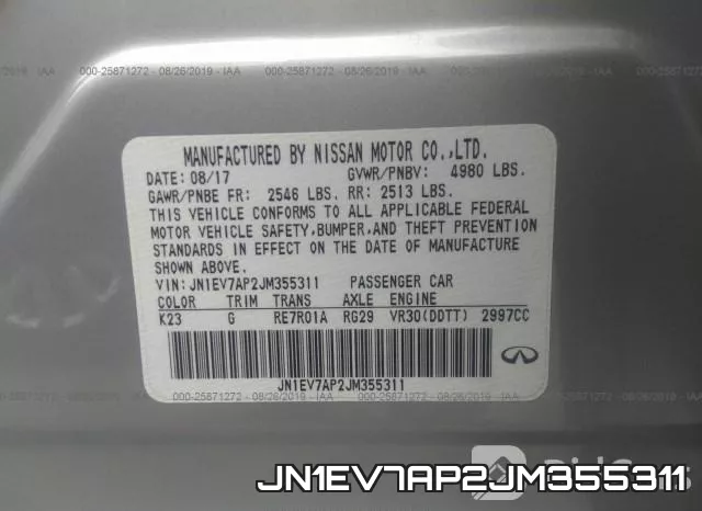 JN1EV7AP2JM355311 фото 10