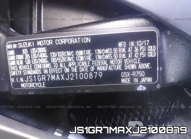 JS1GR7MAXJ2100879 фото 2