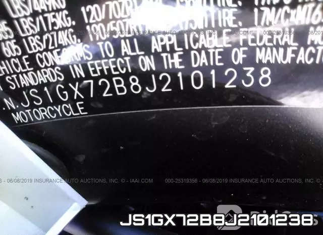 JS1GX72B8J2101238 фото 2