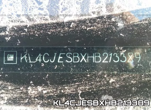 KL4CJESBXHB213389 фото 10