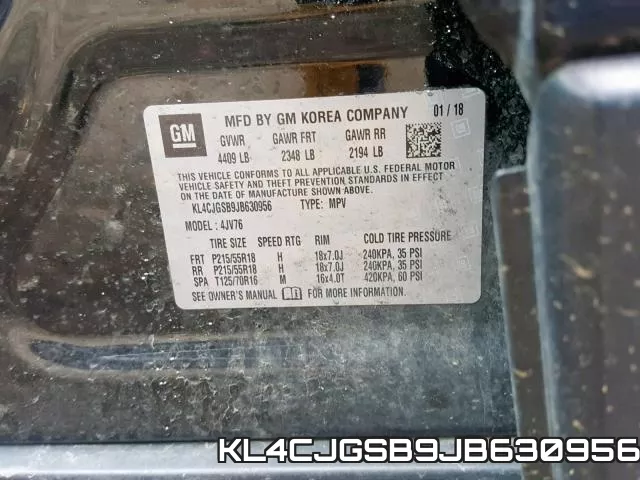 KL4CJGSB9JB630956 фото 2