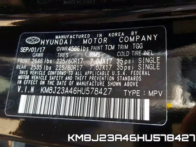 KM8J23A46HU578427 фото 2