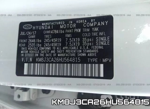 KM8J3CA26HU564815 фото 10