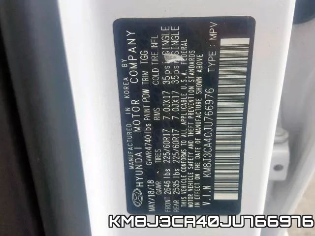 KM8J3CA40JU766976 фото 2