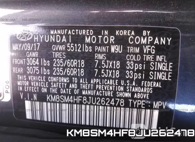 KM8SM4HF8JU262478 фото 10