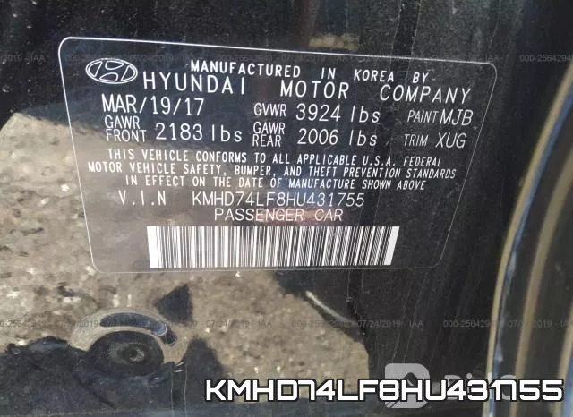 KMHD74LF8HU431755 фото 10