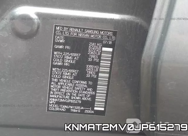 KNMAT2MV0JP615279 фото 10