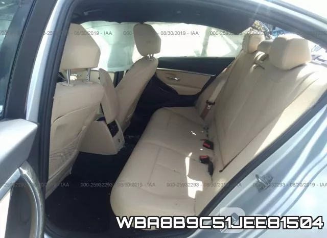 WBA8B9C51JEE81504 фото 9