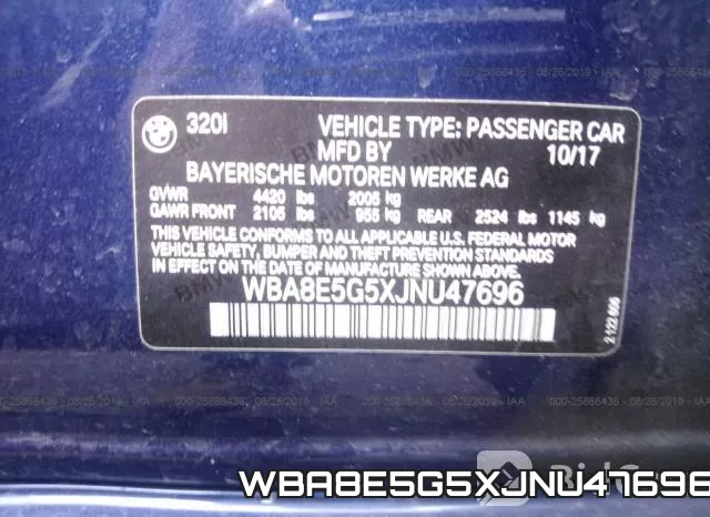 WBA8E5G5XJNU47696 фото 10