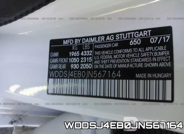 WDDSJ4EB0JN567164 фото 10