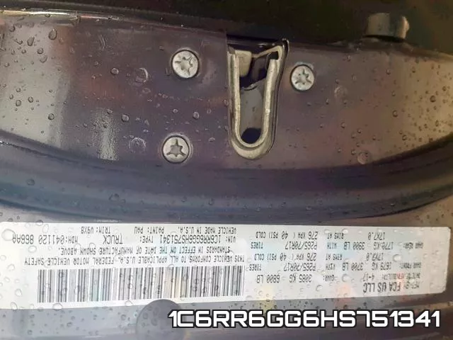 1C6RR6GG6HS751341 фото 2