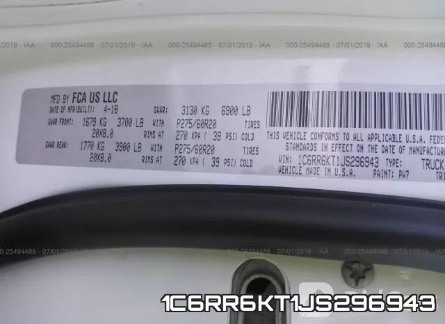 1C6RR6KT1JS296943 фото 10