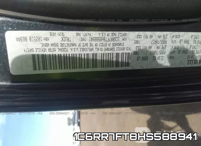 1C6RR7FT8HS588941 фото 10