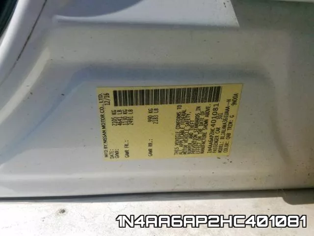 1N4AA6AP2HC401081 фото 2