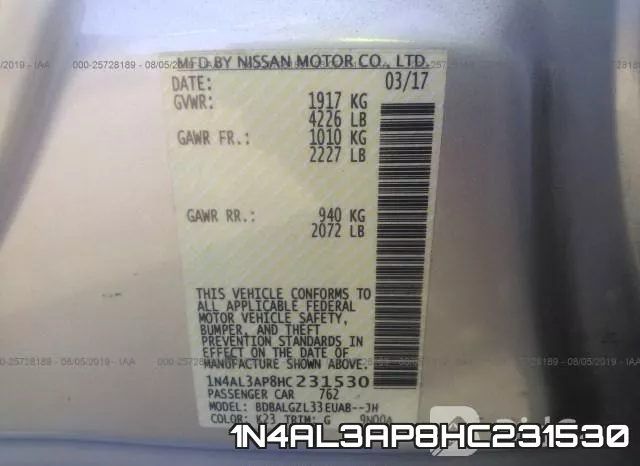 1N4AL3AP8HC231530 фото 10