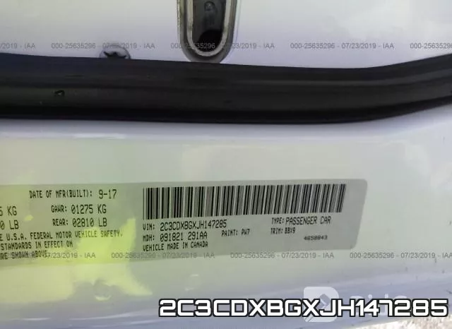 2C3CDXBGXJH147285 фото 10