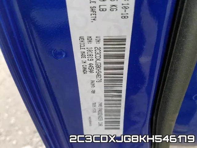 2C3CDXJG8KH546179 фото 2