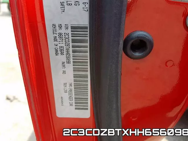 2C3CDZBTXHH656098 фото 2