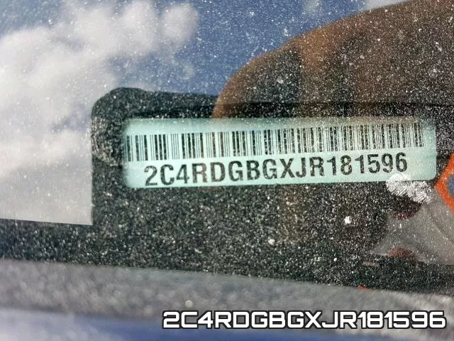 2C4RDGBGXJR181596 фото 2