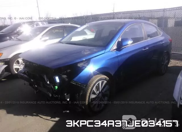3KPC34A37JE034157 фото 3