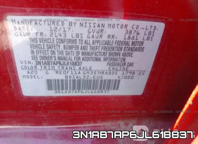 3N1AB7AP6JL618837 фото 10