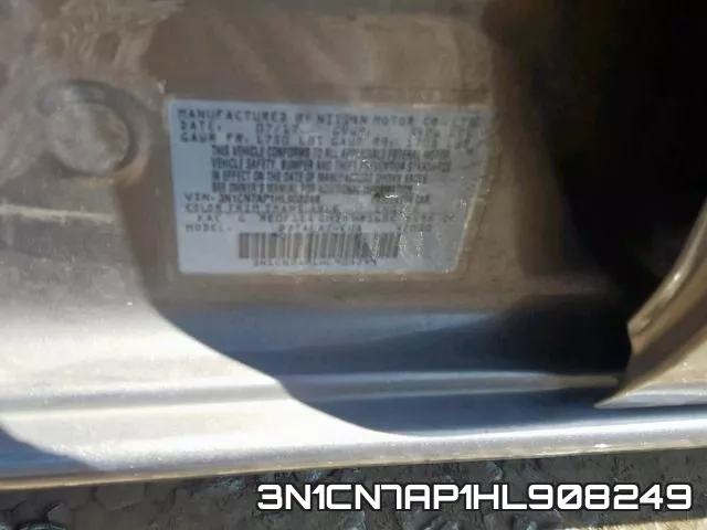 3N1CN7AP1HL908249 фото 2
