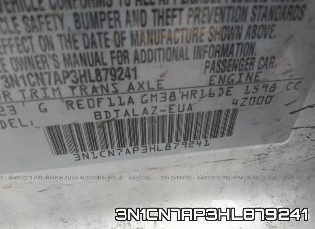 3N1CN7AP3HL879241 фото 10