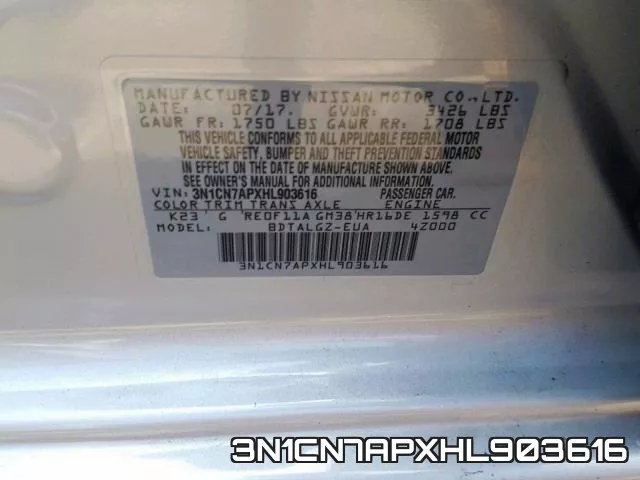 3N1CN7APXHL903616 фото 2