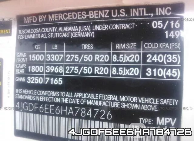 4JGDF6EE6HA784726 фото 10